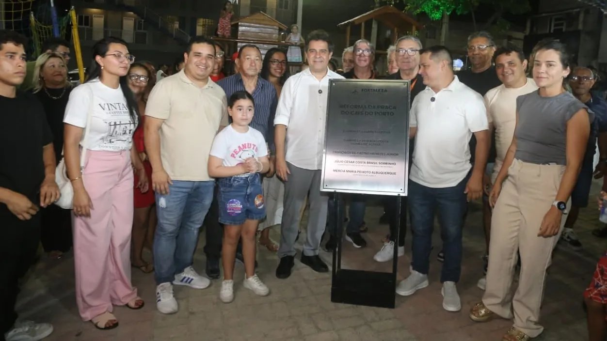 Prefeitura de Fortaleza entrega reforma da Praça São Francisco, no Cais do Porto, a quarta inaugurad
